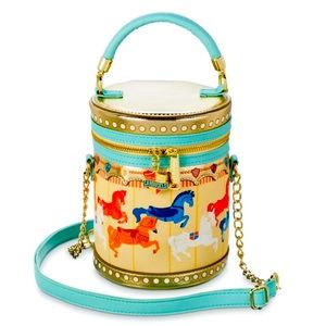 Loungefly Disney Parks Carousel Bucket Bag NEW
